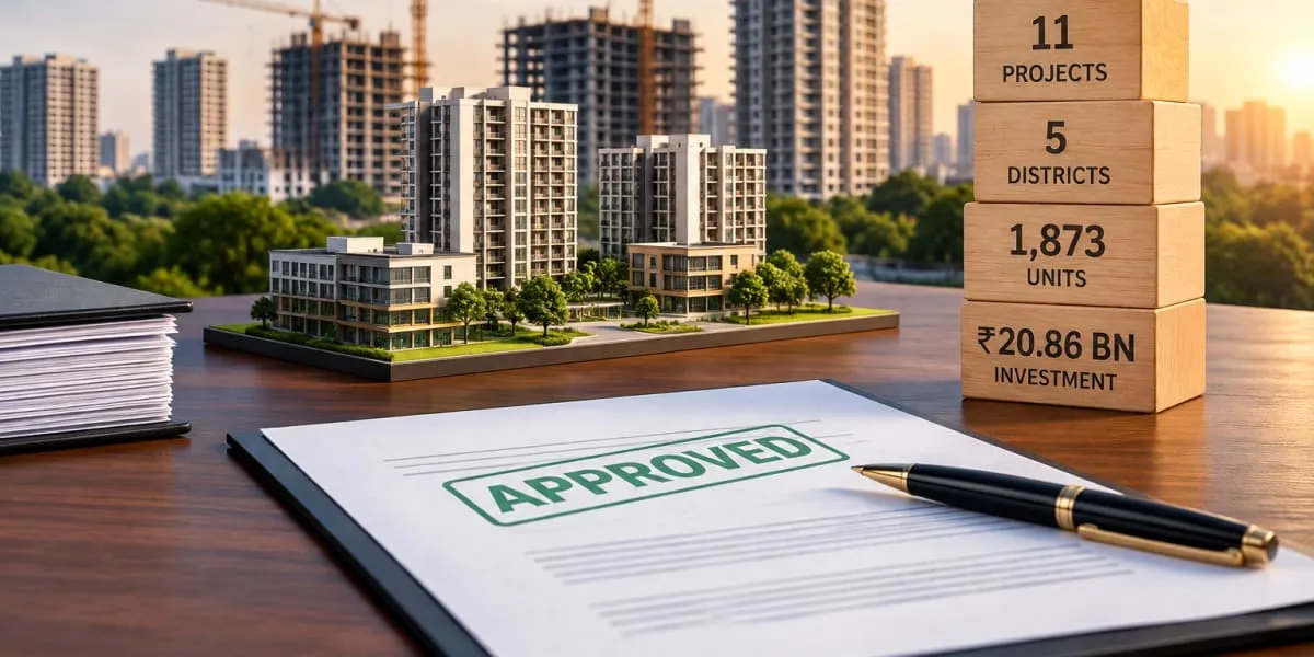 UP RERA Approves 11 Projects Worth Rs. 20.86 bn