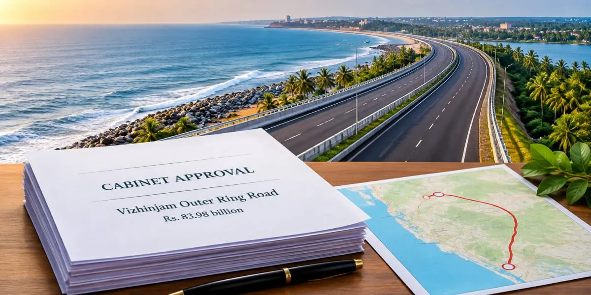 Cabinet Approves Rs. 83.98 bn Vizhinjam Outer Ring Road