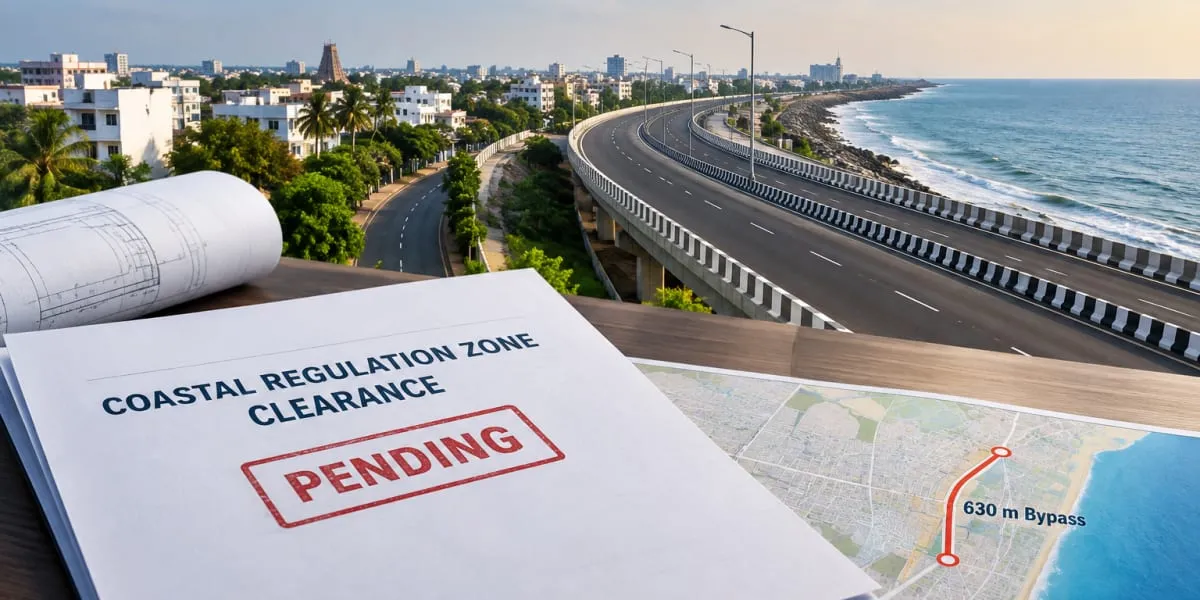 630 m Bypass Project in Chennai Awaits Coastal Body Nod