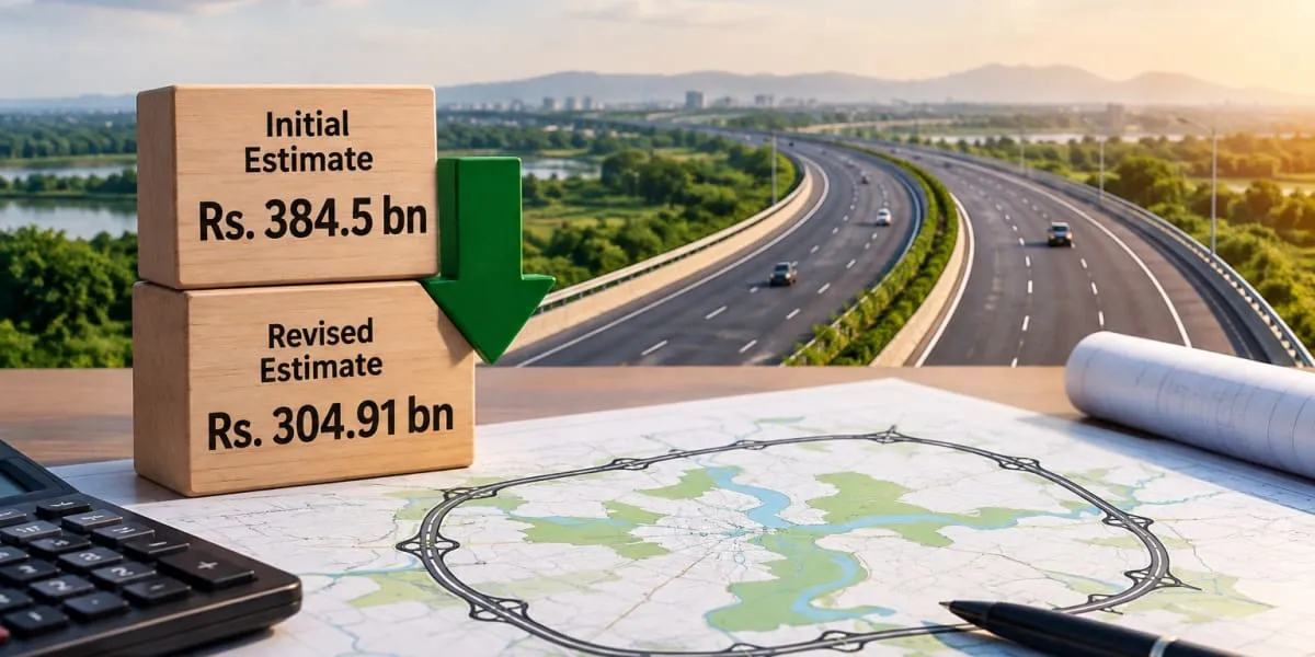 Amaravati ORR Cost Estimate Cut to Rs. 304.91 bn