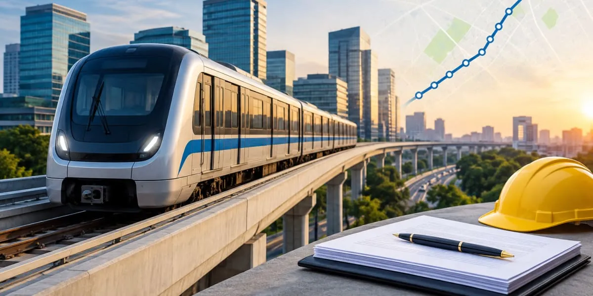 Gurugram Metro Phase 2 Gets Rs. 16.62 bn Tender