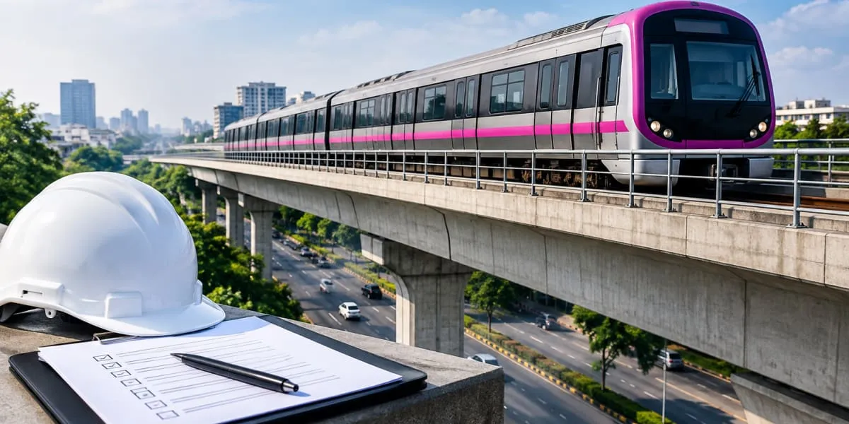 CMRS Begins Safety Inspection of Bannerghatta Road Metro