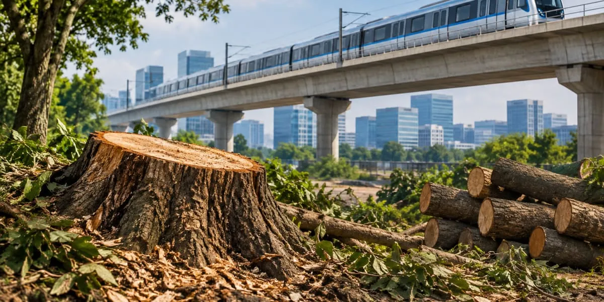 GMRL Seeks Approval to Fell 414 Trees for Phase 2 Metro Work