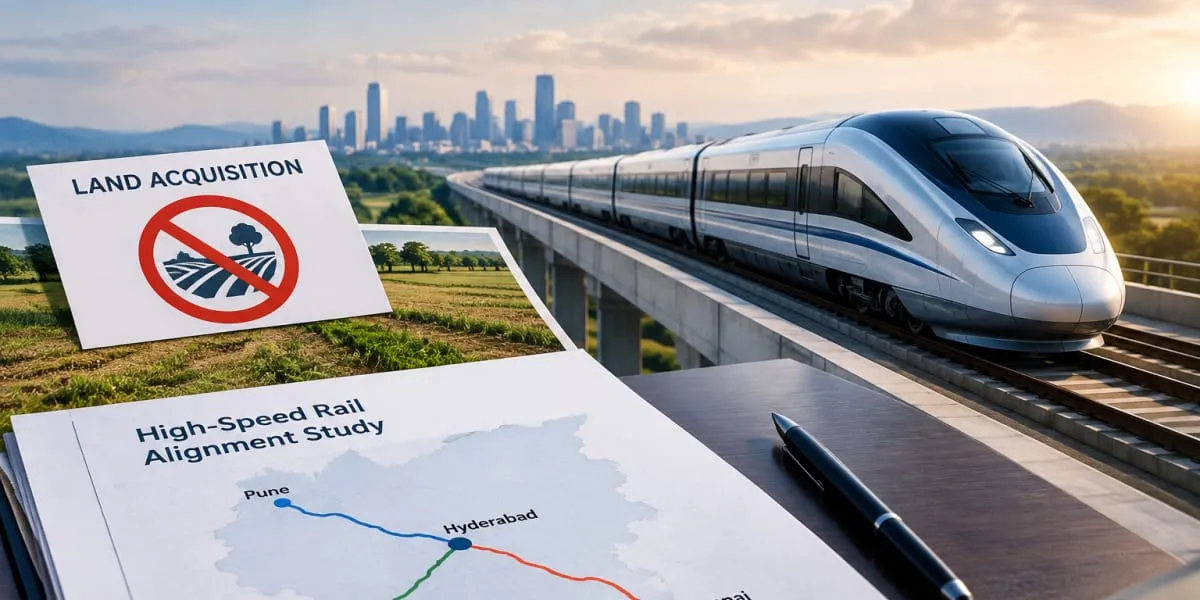 Centre Denies Seeking Land for Three High-Speed Rail Corridors
