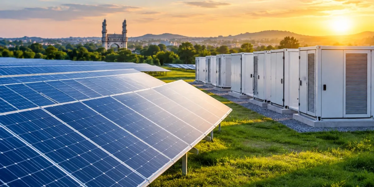 Telangana Approves 3,000 MW Solar Projects with Battery Storage