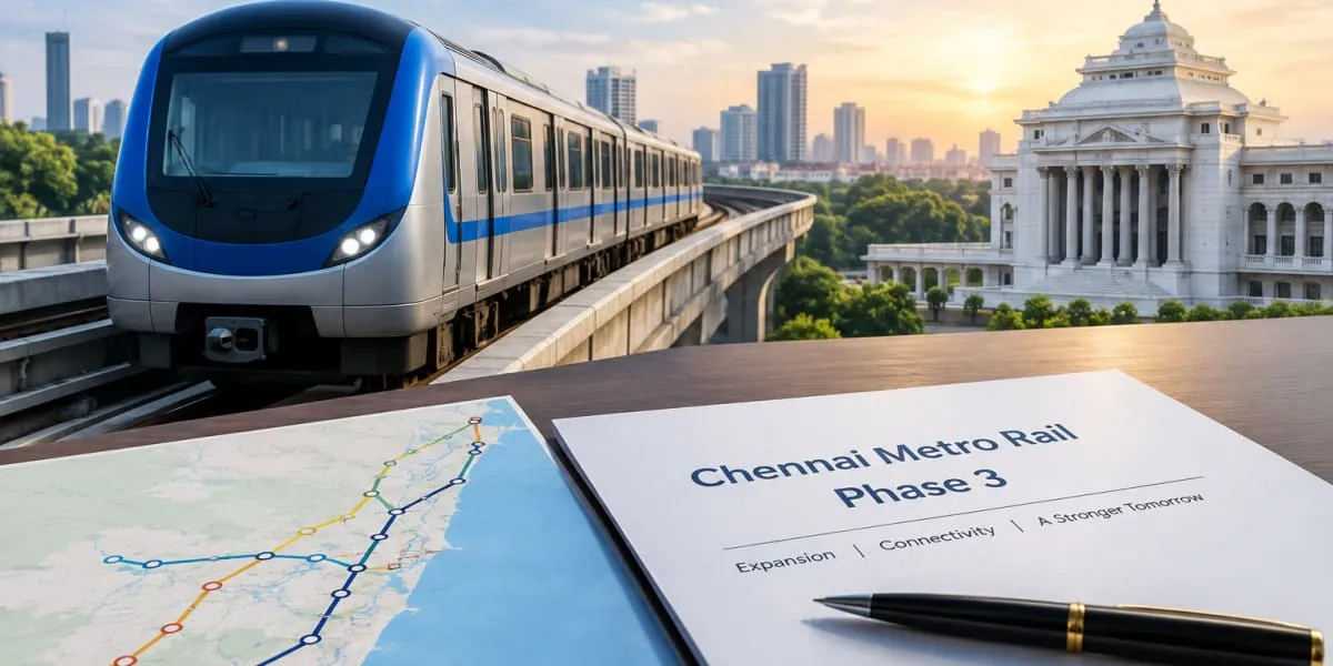 Tamil Nadu CM Seeks Early Approval for Metro Rail Phase 3