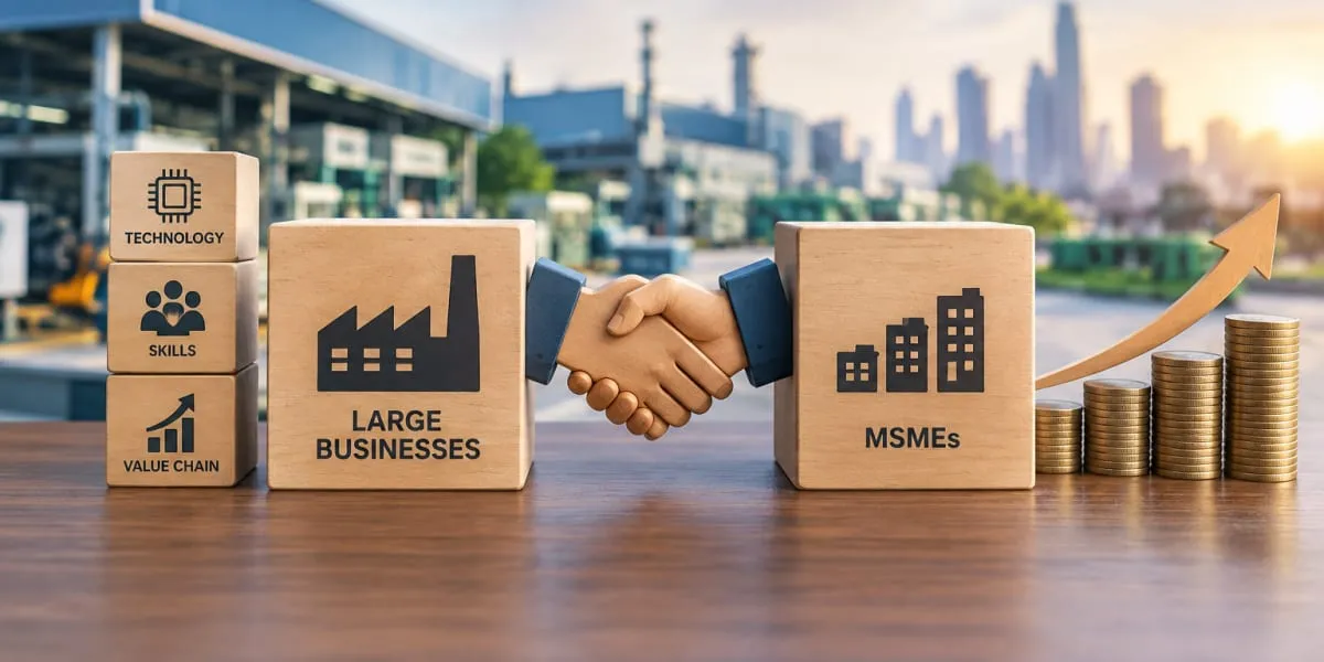 Large Businesses Urged to Help MSMEs Build Competitiveness