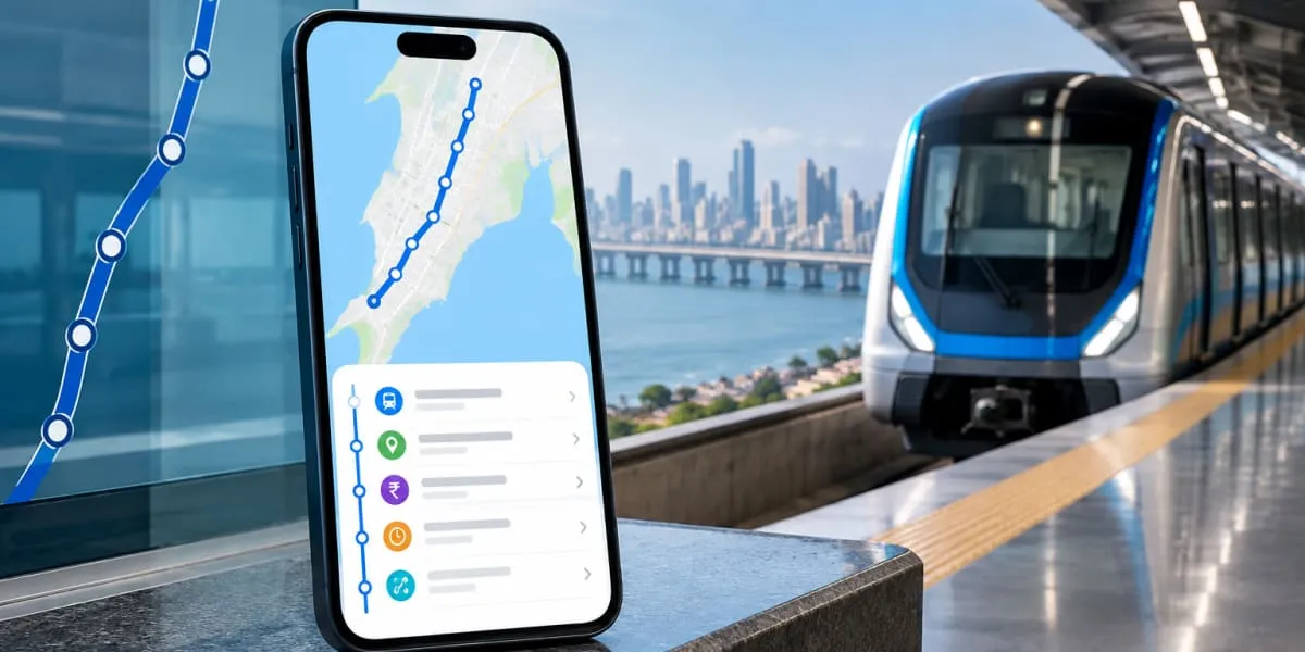 MapmyIndia Mappls Integrates Mumbai Metro Line 3 Data into App