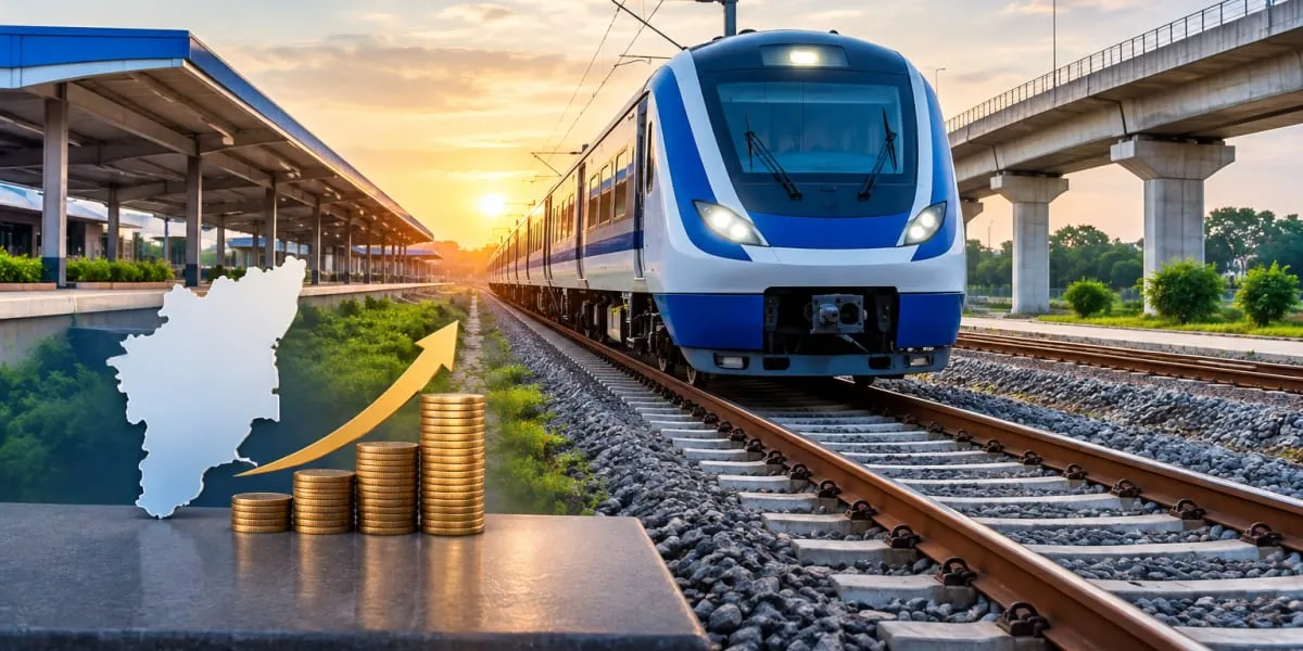 Tamil Nadu Railway Projects Receive Rs. 7.5 bn Push