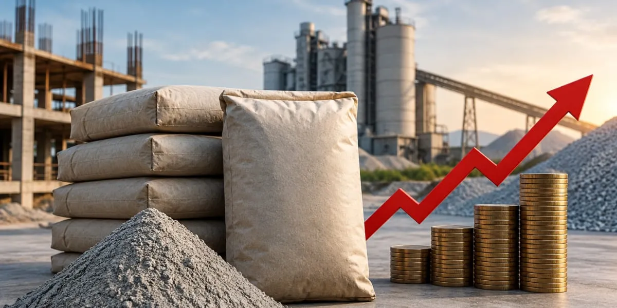 Cement Prices May Rise Rs. 10-15 Per Bag as Costs Climb