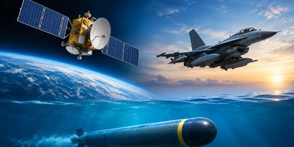 MoD Signs Rs. 41.06 bn Contracts for IAF Satellite, Torpedoes
