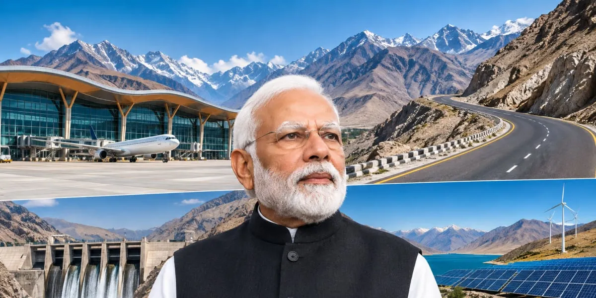 PM Modi Unveils Rs. 33.5 bn Projects in Ladakh