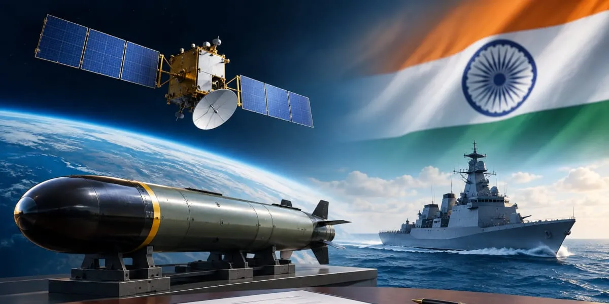 India Signs Rs. 41.06 bn Defence Contracts for Satellite, Torpedoes