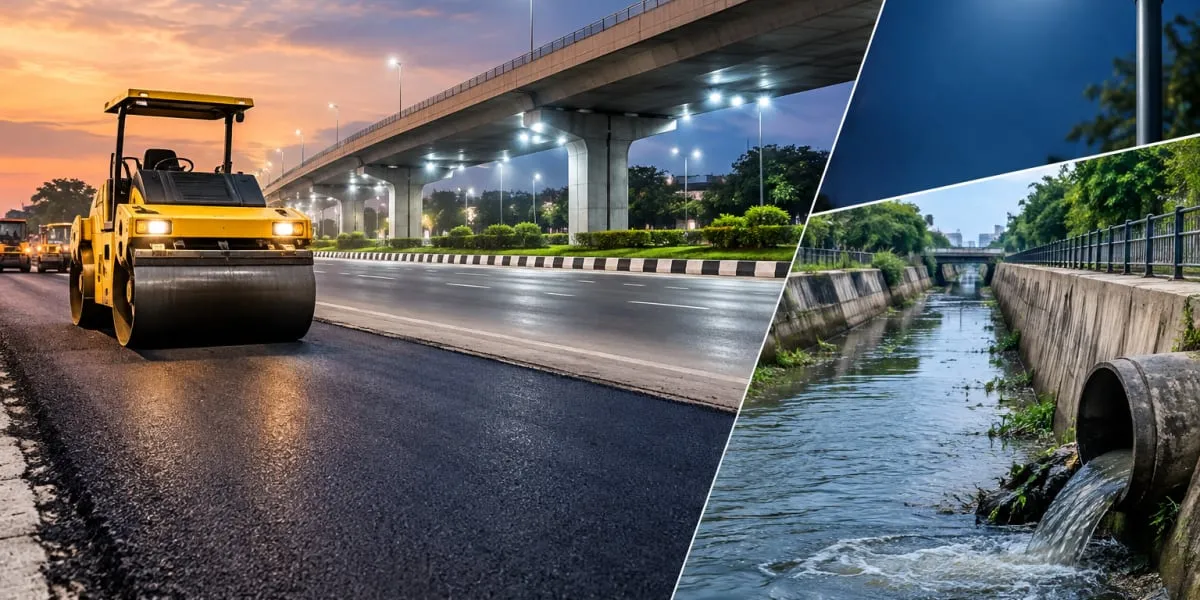 Delhi Minister Orders Rohtak Road Repairs, Flyover Lighting Upgrade