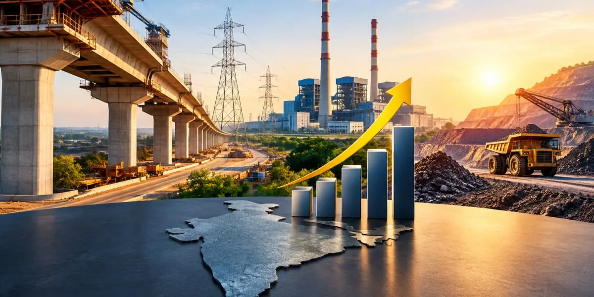 India’s Infrastructure Output Accelerates to 7.9 Per Cent