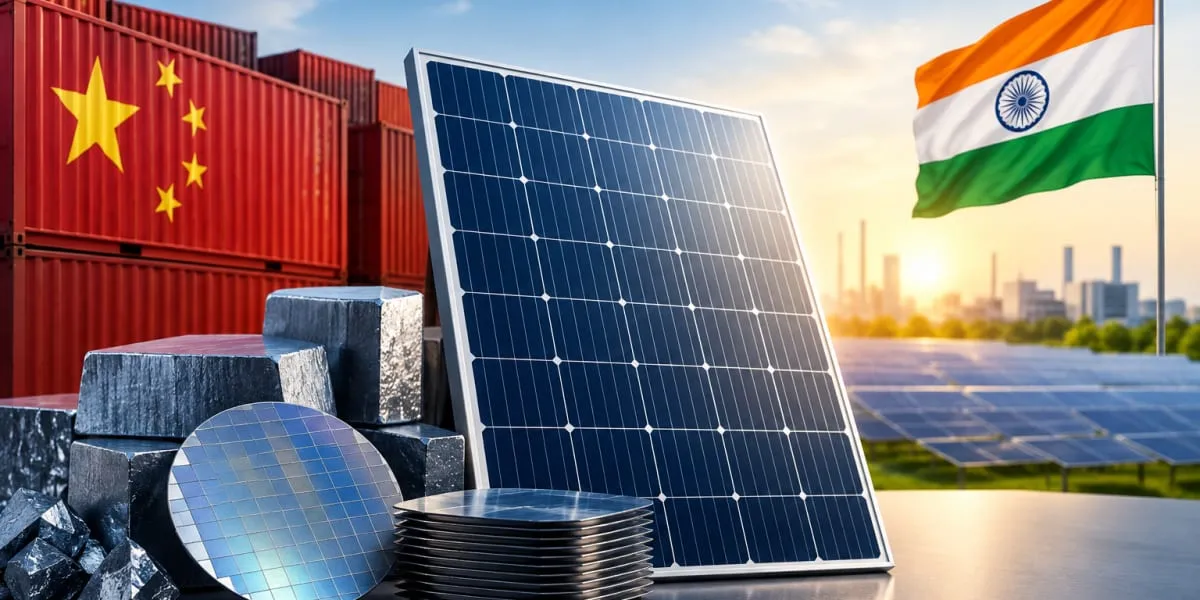 India Needs Solar Manufacturing Incentives amid China Export Curbs