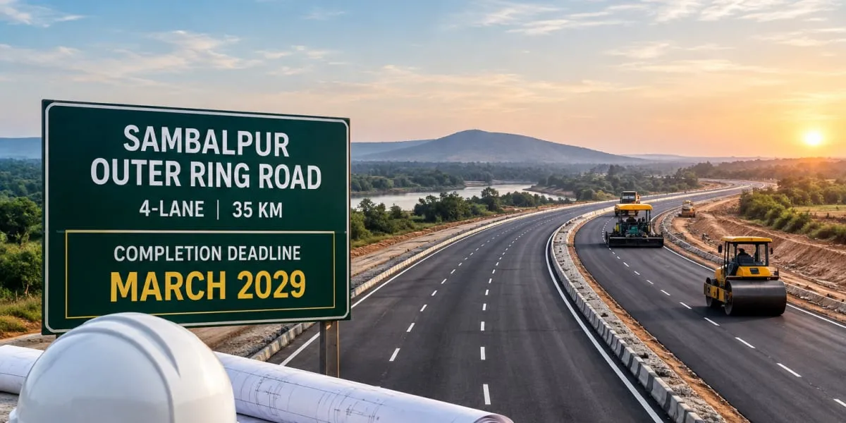 Odisha’s Sambalpur Outer Ring Road Gets March 2029 Deadline