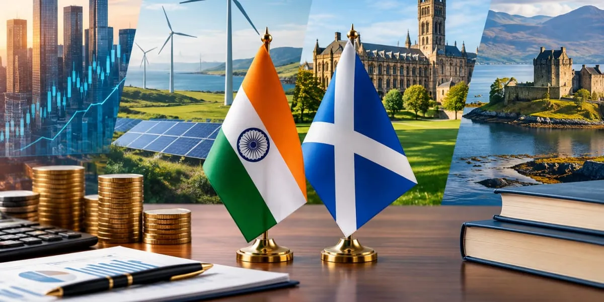 India, Scotland Discuss Cooperation in Financial Services and Energy
