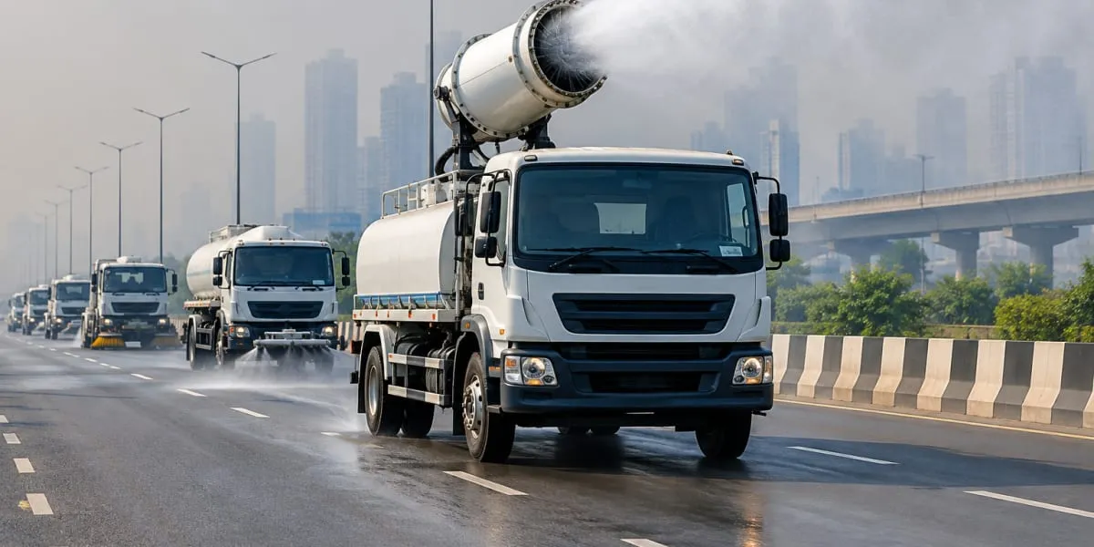 NHAI Deploys Anti-Smog Guns Across Delhi-NCR