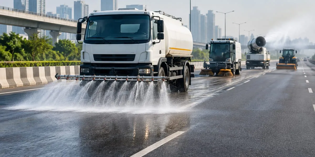 NHAI Intensifies Dust-Control Measures across Delhi-NCR