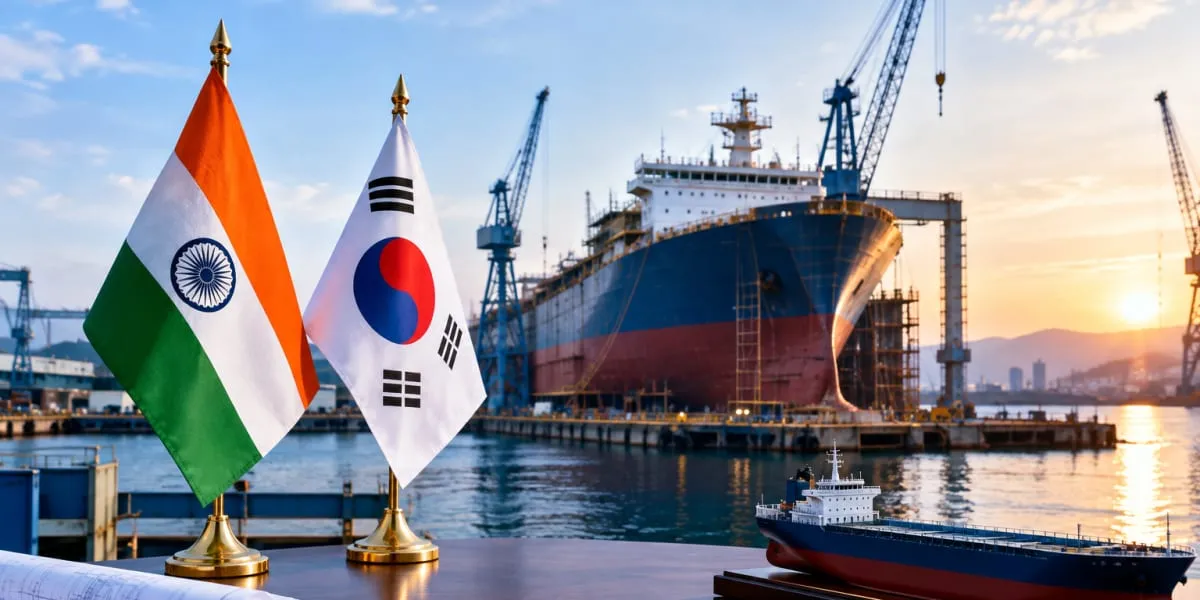 Sonowal Woos Korean Firms for India's Shipbuilding Expansion