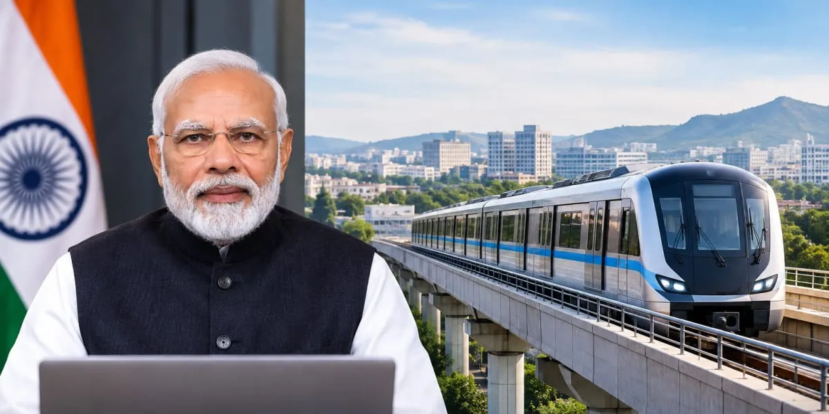 PM Modi to Inaugurate Pune Metro Line 3 Virtually on November 3