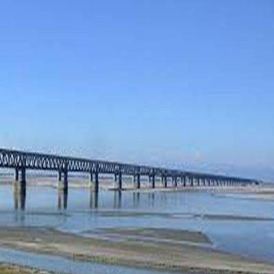 Assam CM assesses Bogibeel project progress