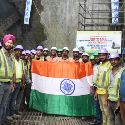 Kanpur Metro's TBM 'Nana' achieves third major breakthrough