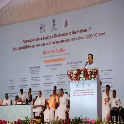 Gadkari Unveils Rs 20 Billion Highway Projects In Puducherry