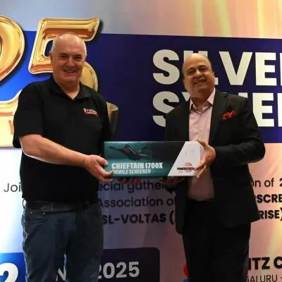 Powerscreen Marks 25 Years of Partnership with Voltas in India