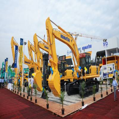 L&T, Komatsu and Scania showcase Biofuel compatible equipment at EXCON 