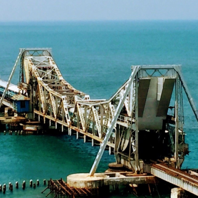 New Pamban, India's first vertical lift railway bridge nears completion
