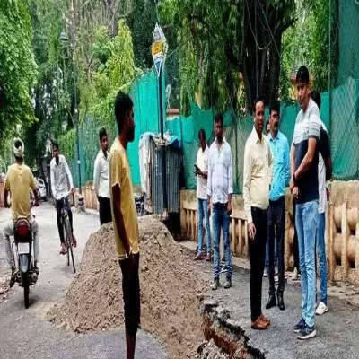 Construction Firm Fined Rs 5 Mn as Sarnath Road Collapses in Varanasi