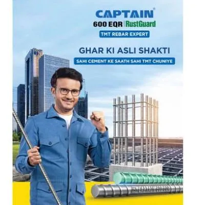 Captain Steel TVC Highlights Role of TMT Rebars