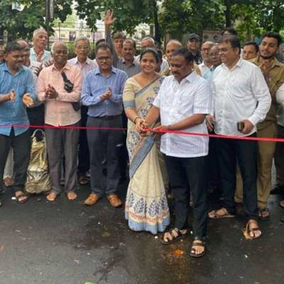 Former opposition leader inaugurates New Service Road in Vashi