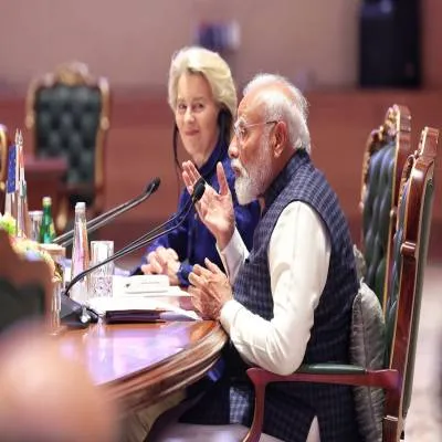 PM Modi Addresses India-EU Business Forum in New Delhi