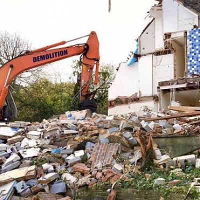 Ahmedabad Municipal Corporation demolishes 3 illegal constructions