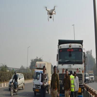 Gurugram Traffic Drones: Rs 0.3 Mn in Fines