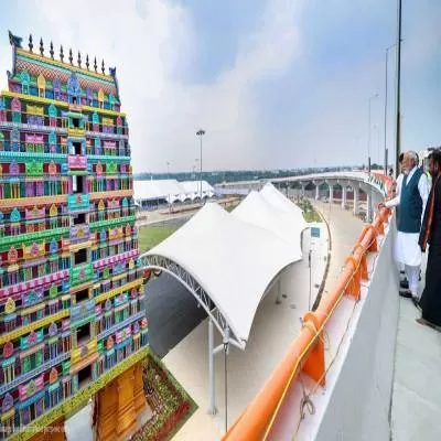 PM Modi unveils mega development projects in Tiruchirappalli