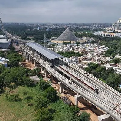 Gandhinagar Metro Completes Trial Run To Mahatma Mandir
