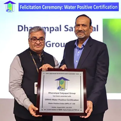 DS Group Certified Water Positive, Sets Sustainability Benchmark