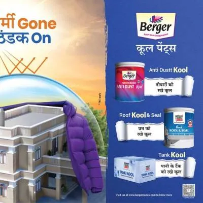 Berger Paints Launches ‘Garmi Gone, Thandak On’ Cooling Range