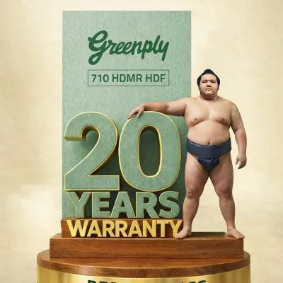 Greenply Launches 20-Year Warranty on 710 HDMR HDF Boards