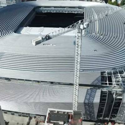 Remodeled Santiago Bernabéu Stadium unveils Spectacular Upgrades