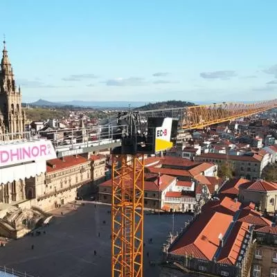 Liebherr Tower Cranes Aid Restoration of Parador de Santiago 