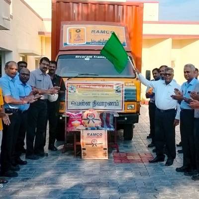 Ramco Cements' flood relief measures in Thoothukudi district 