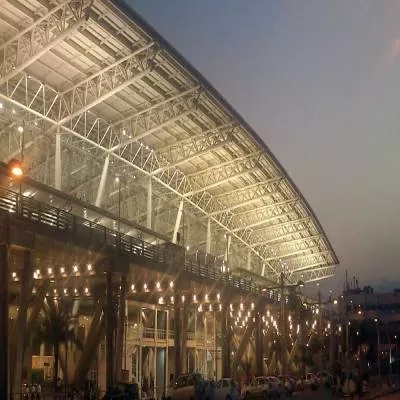Chennai Airport's New Plaza Construction