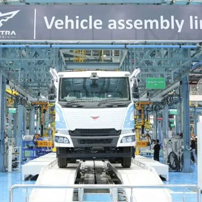 Montra Launches 55-Tonne EV Truck With Battery Swapping