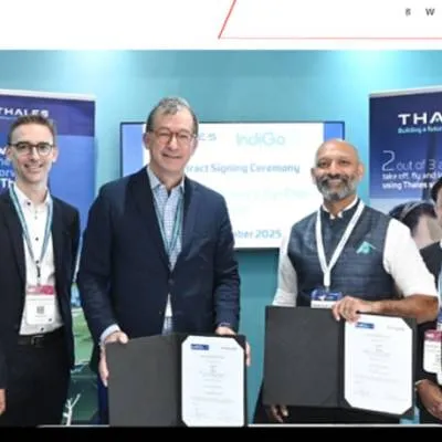 Thales Signs 11-Year Avionics Support Deal with IndiGo