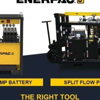 Enerpac launches battery and diesel-powered split-flow pumps